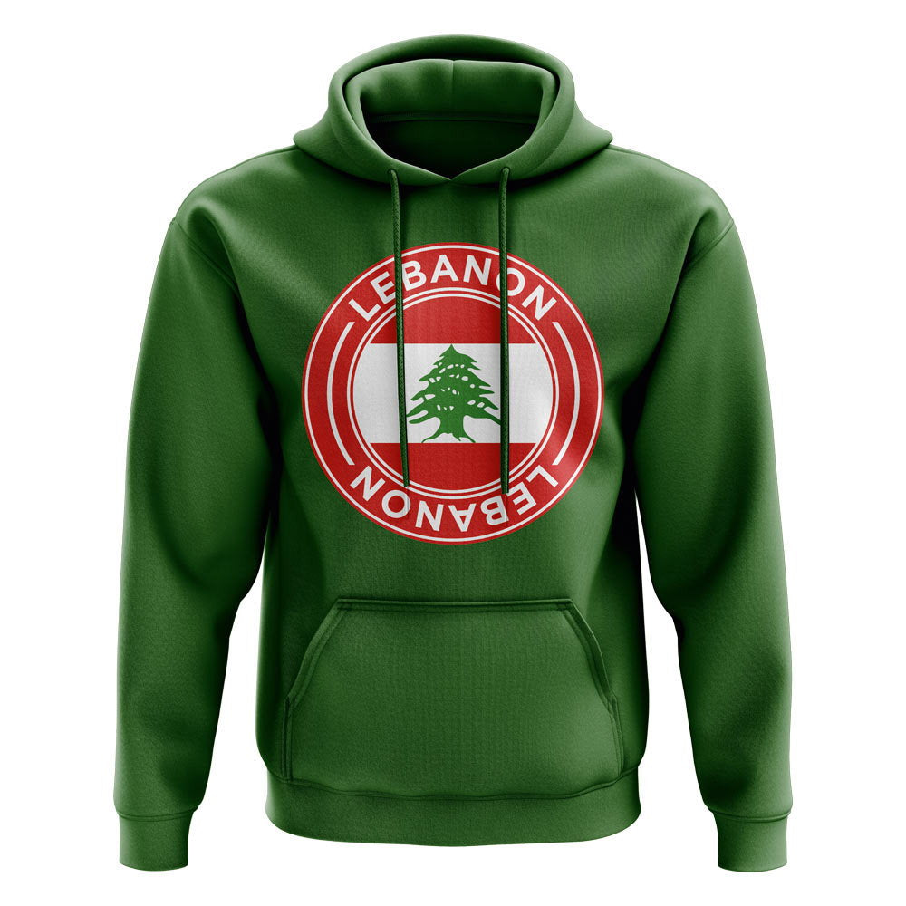 Lebanon Football Badge Hoodie (Green)_1