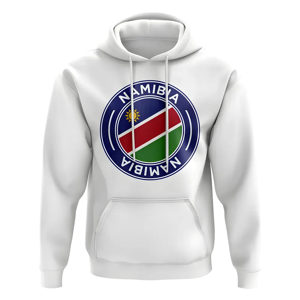 Namibia Football Badge Hoodie (White)_0