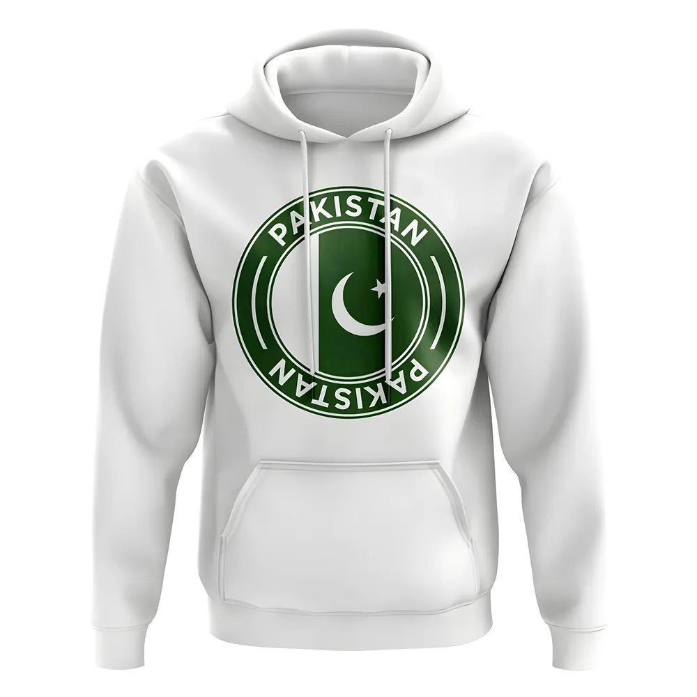Pakistan Football Badge Hoodie (White)_0