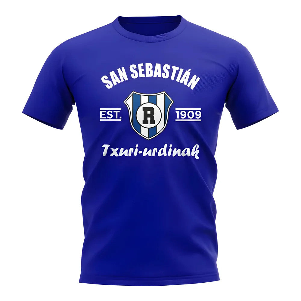 Real Sociedad Established Football T-Shirt (Royal)_0