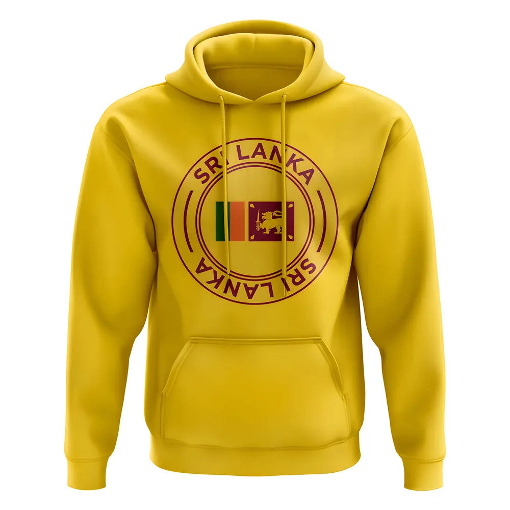 Sri Lanka Football Badge Hoodie (Yellow)_1