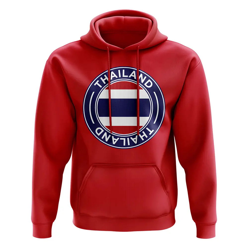 Thailand Football Badge Hoodie (Red)_1
