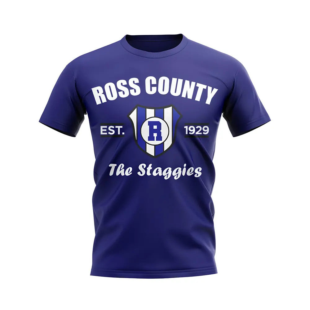Ross County Established Football T-Shirt (Navy)_0