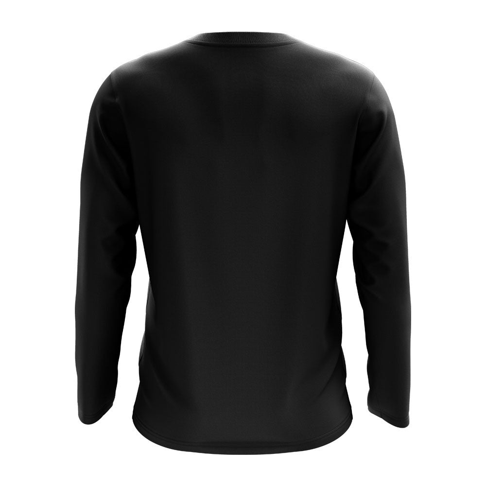 Zambia Core Football Country Long Sleeve T-Shirt (Black)_1