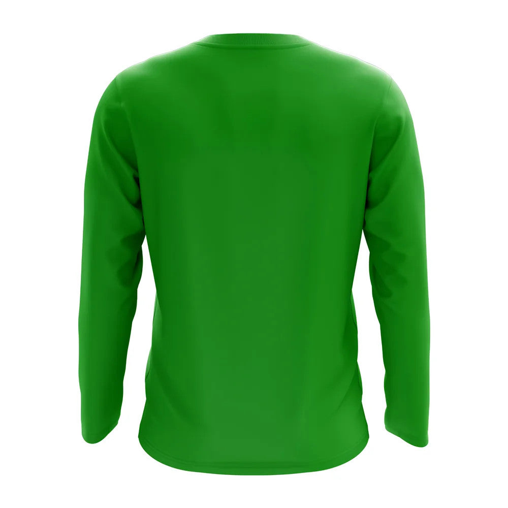 Algeria Core Football Country Long Sleeve T-Shirt (Green)_1