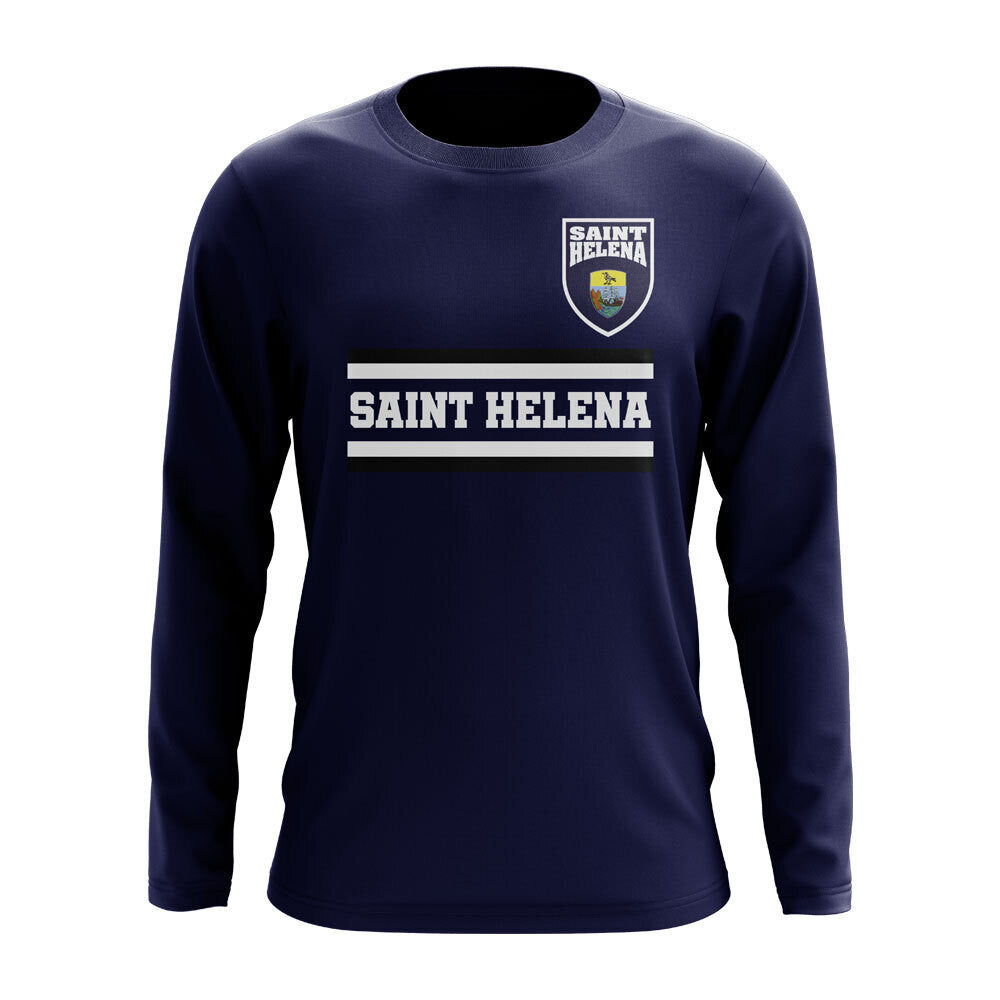 Saint Helena Core Football Country Long Sleeve T-Shirt (Navy)_0