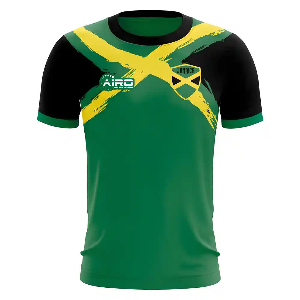 2025-2026 Jamaica Flag Concept Football Shirt - Kids_0