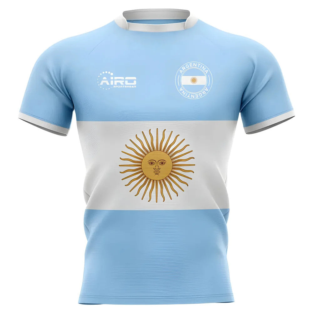 2025-2026 Argentina Flag Concept Rugby Shirt - Adult Long Sleeve_0