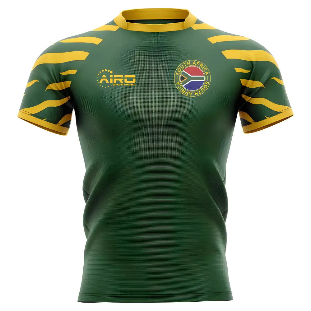 2025-2026 South Africa Springboks Home Concept Rugby Shirt - Adult Long Sleeve_0