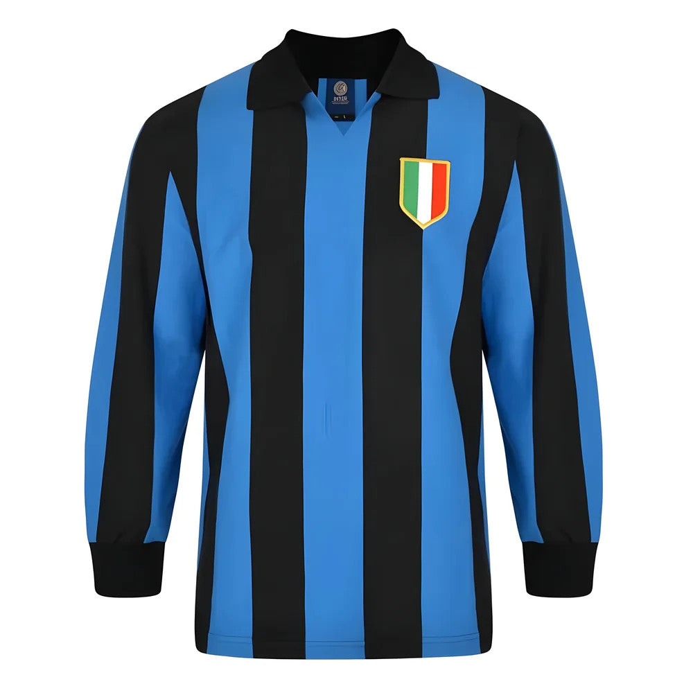 Score Draw Internazionale 1964 European Cup Final Retro Football Shirt_0