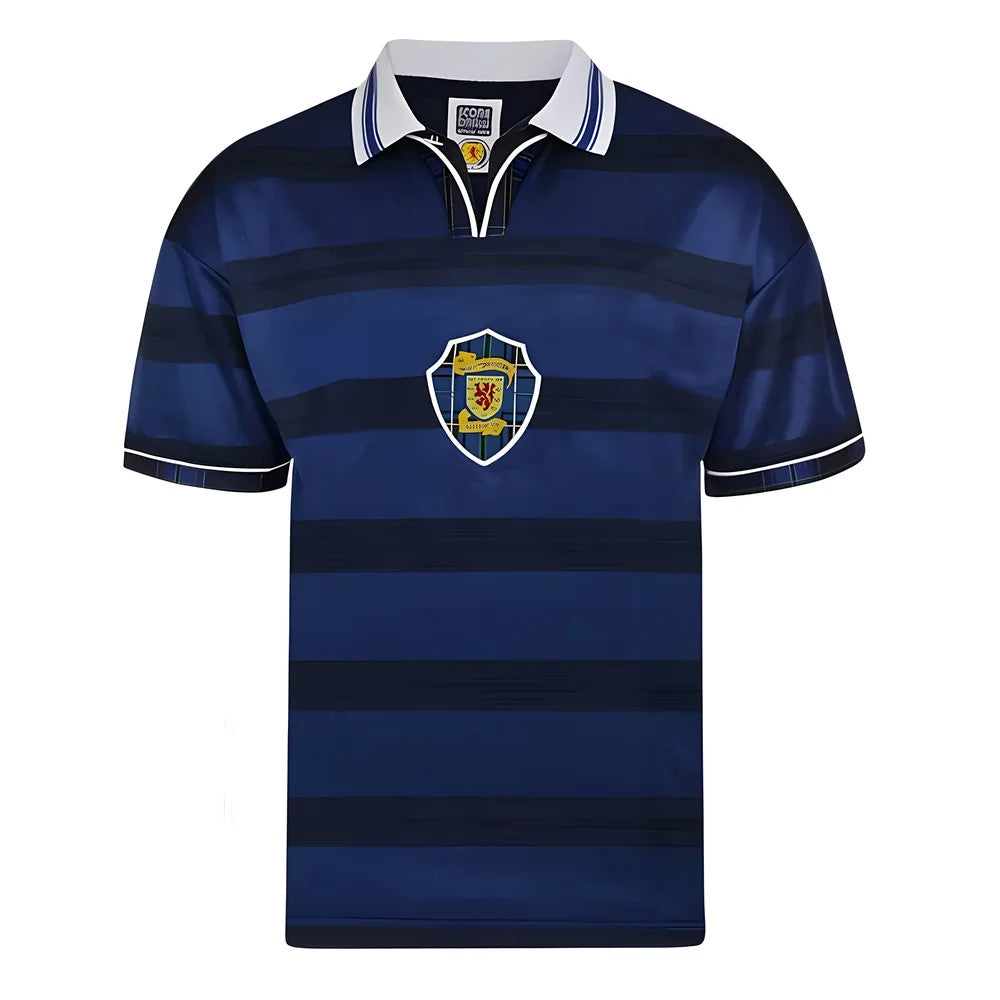 Score Draw Scotland 1998 World Cup Finals Retro Football Shirt_1