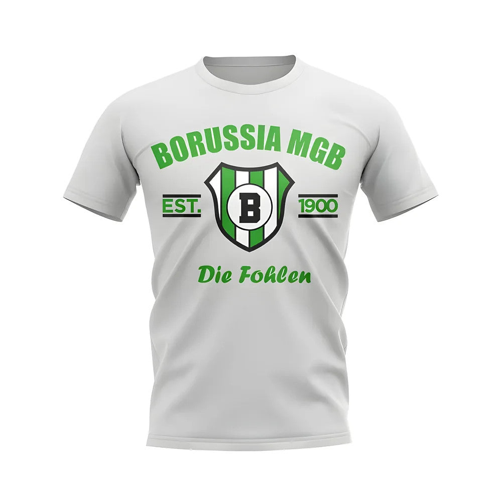 Borussia MGB Established Football T-Shirt (White)_0