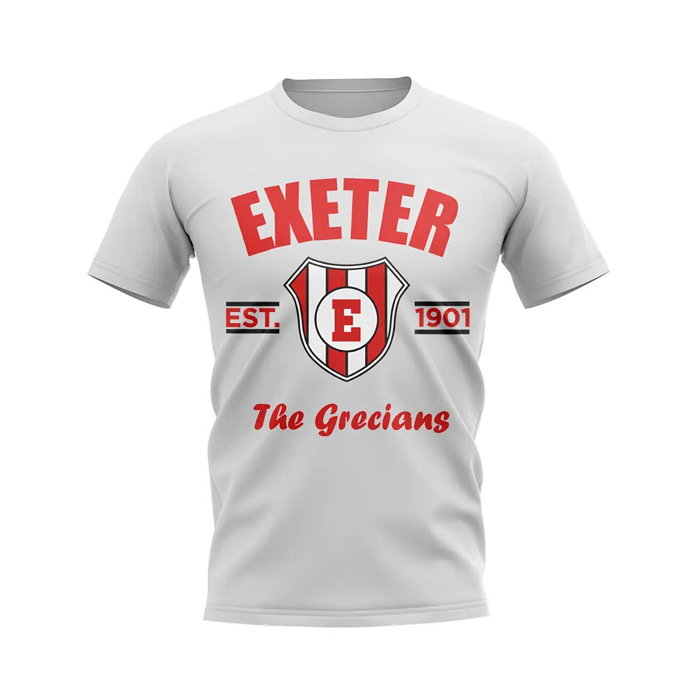 Exeter Established Football T-Shirt (White)_0