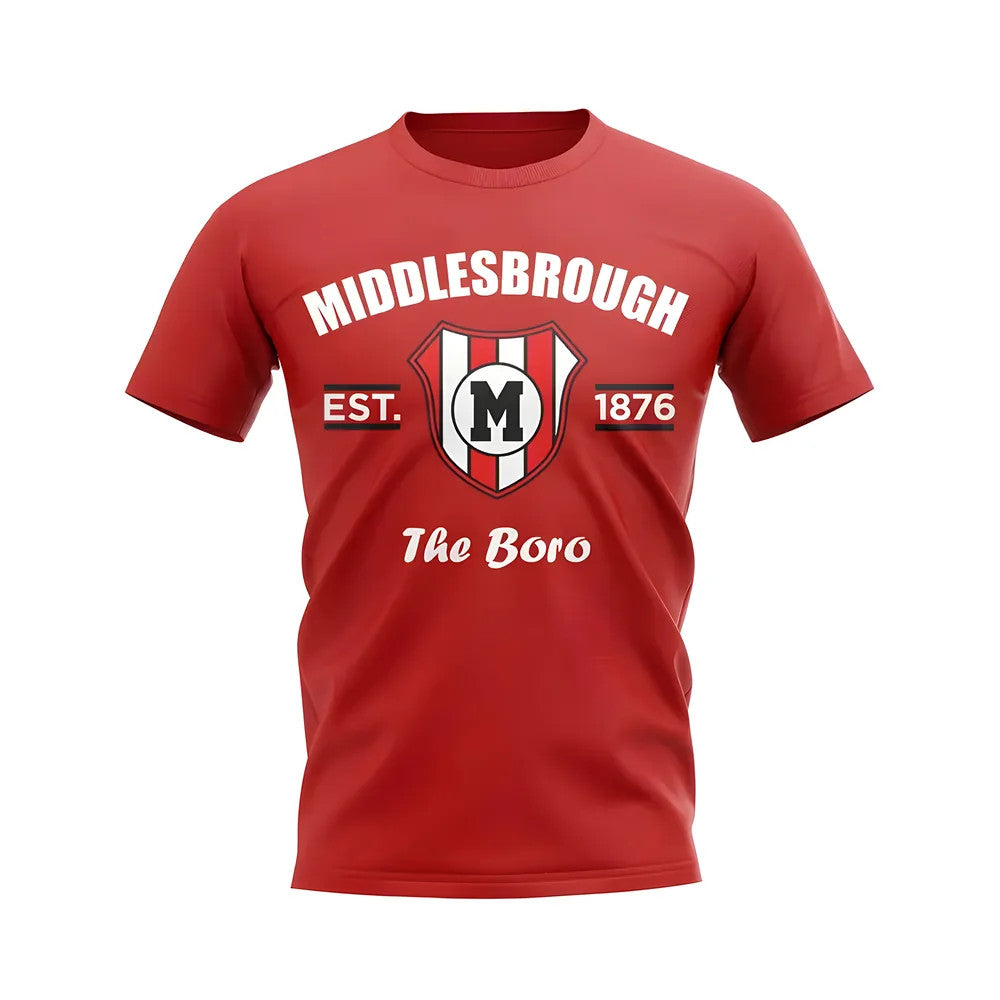 Middlesbrough Established Football T-Shirt (Red)_1