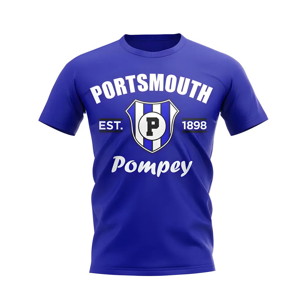 Portsmouth Established Football T-Shirt (Blue)_1
