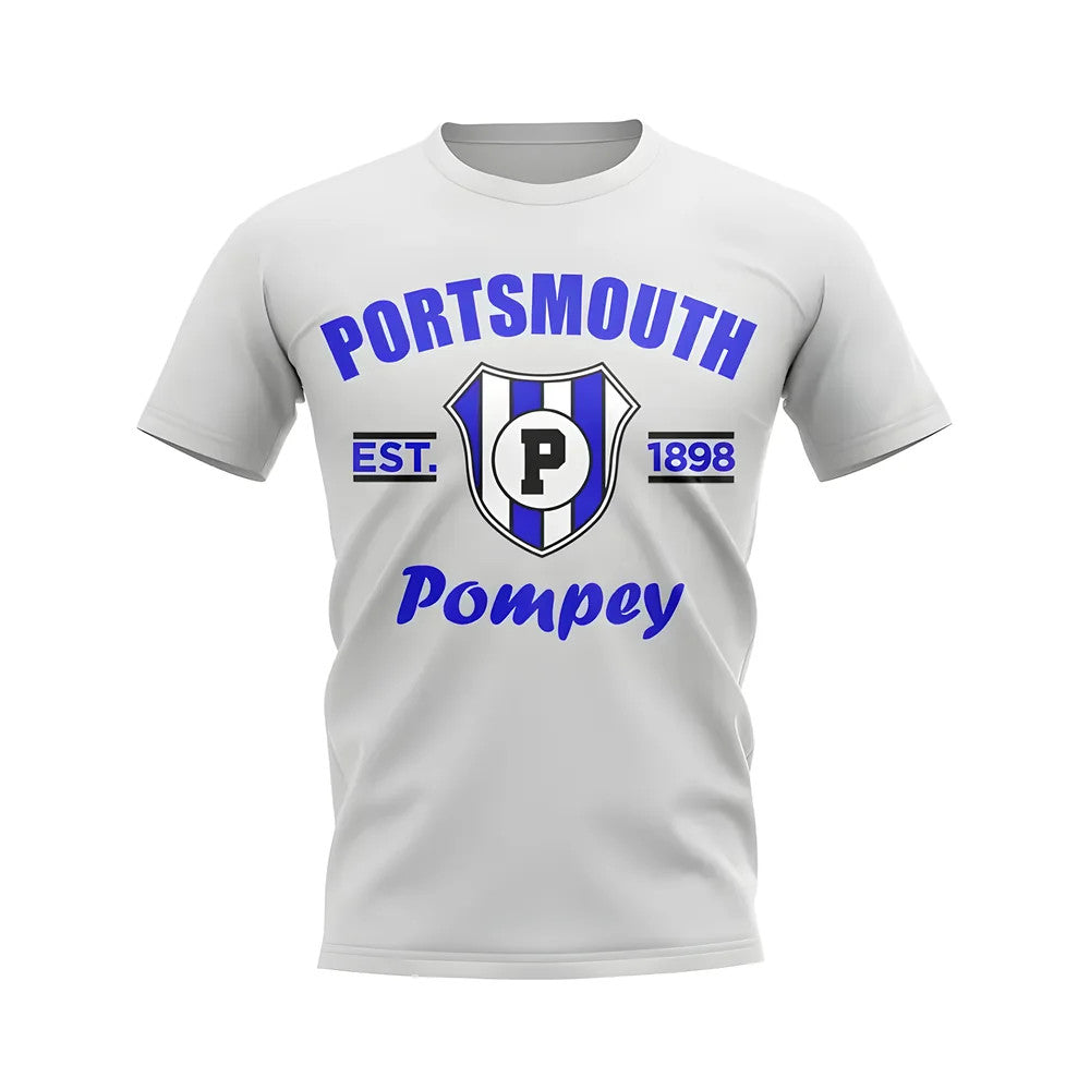 Portsmouth Established Football T-Shirt (White)_0