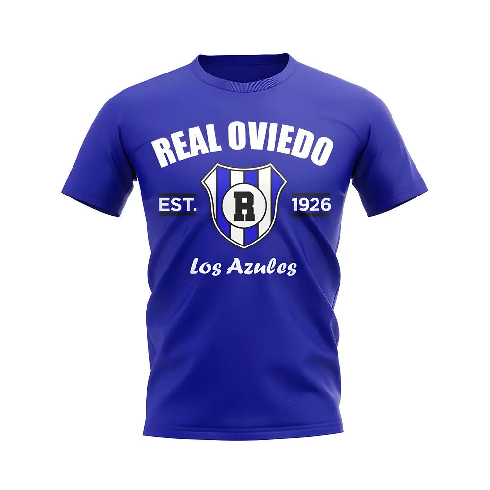 Real Oviedo Established Football T-Shirt (Blue)_0