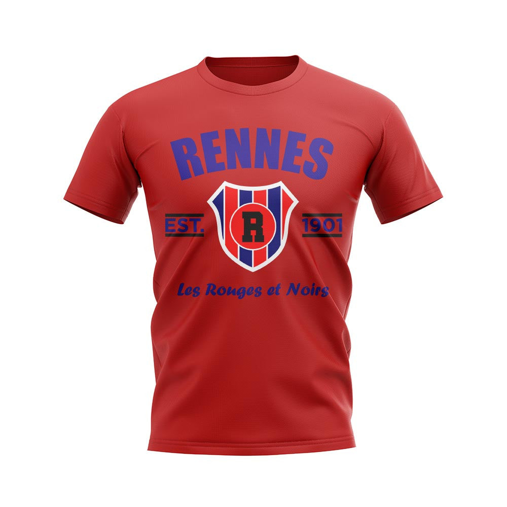 Rennes Established Football T-Shirt (Red)_0