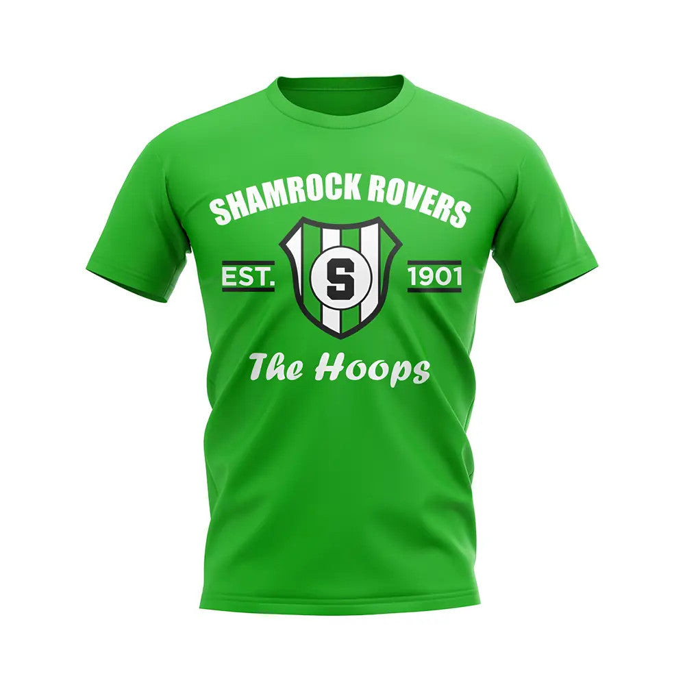 Shamrock Rovers Established Football T-Shirt (Green)_0