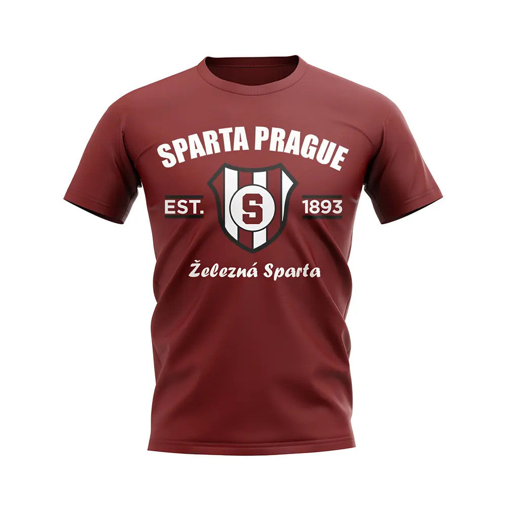 Sparta Prague Established Football T-Shirt (Maroon)_1