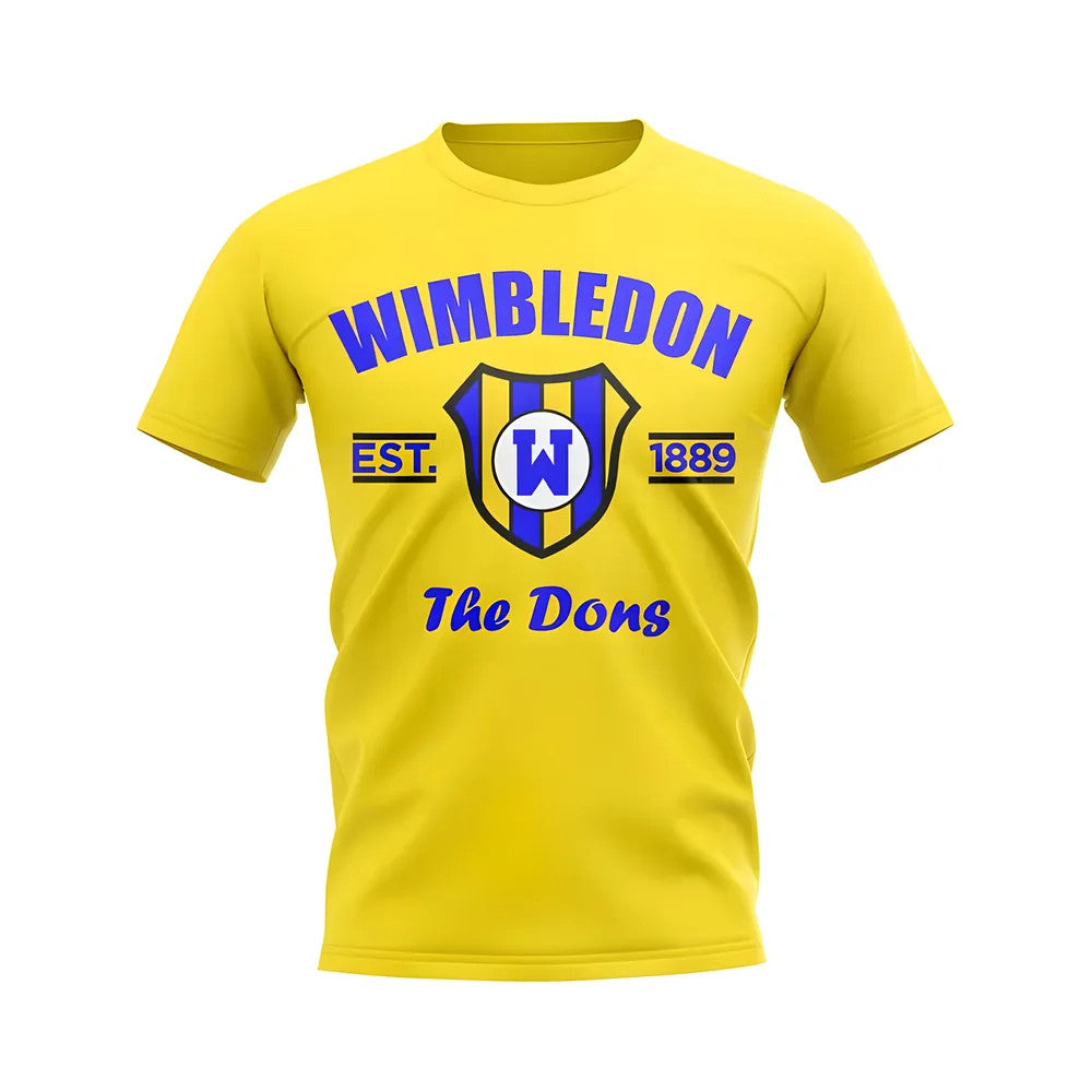 Wimbledon Established Football T-Shirt (Yellow)_1