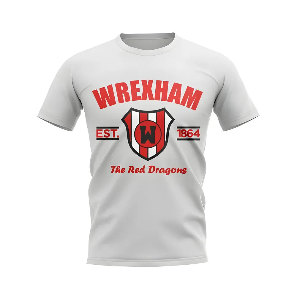 Wrexham Established Football T-Shirt (White)_1