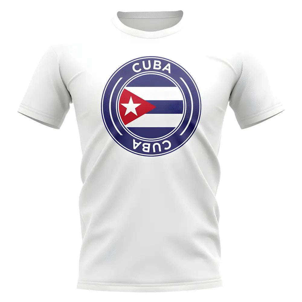 Cuba Football Badge T-Shirt (White)_1
