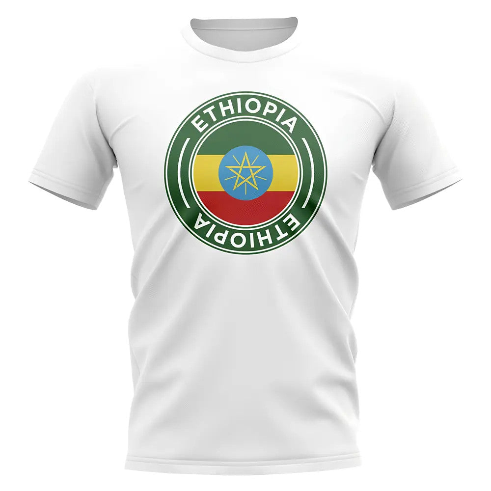 Ethiopia Football Badge T-Shirt (White)_0