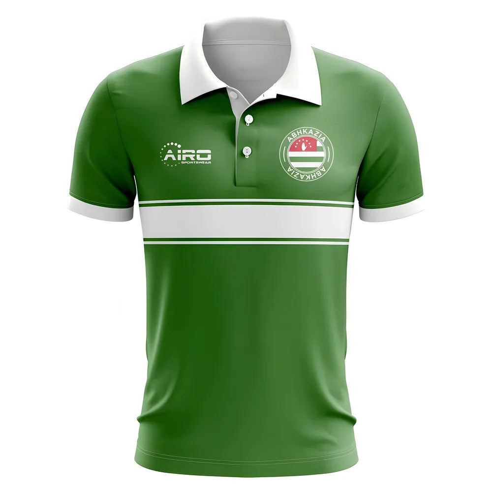 Abhkazia Concept Stripe Polo Shirt (Green) - Kids_1