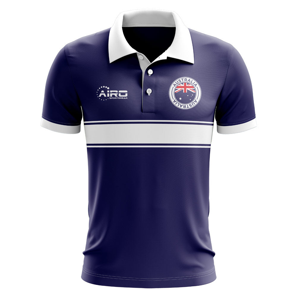 Australia Concept Stripe Polo Shirt (Navy) - Kids_0