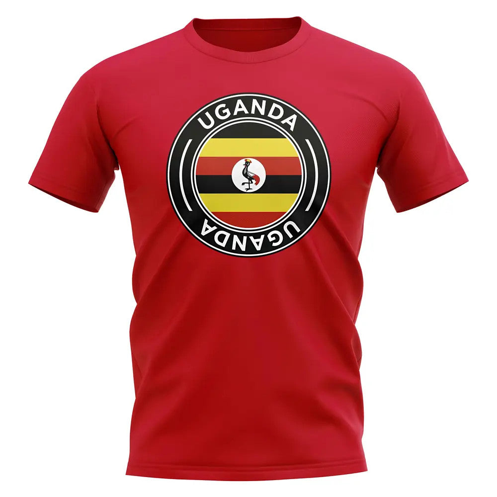 Uganda Football Badge T-Shirt (Red)_0