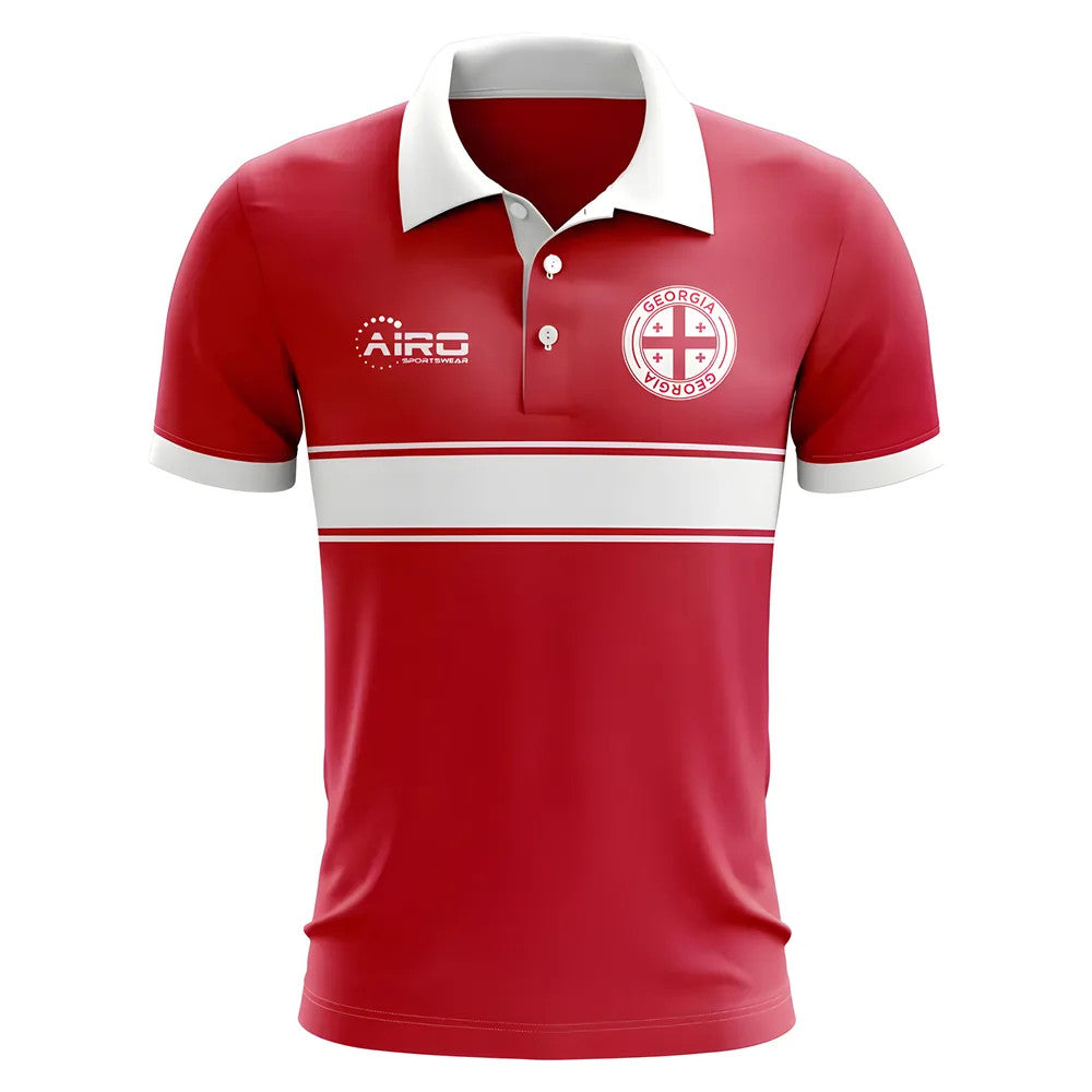 Georgia Concept Stripe Polo Shirt (Red) - Kids_1