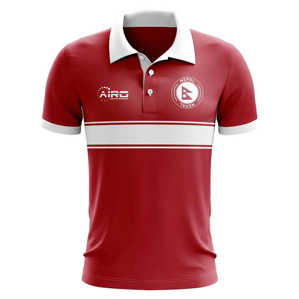Nepal Concept Stripe Polo Shirt (Red) - Kids_1