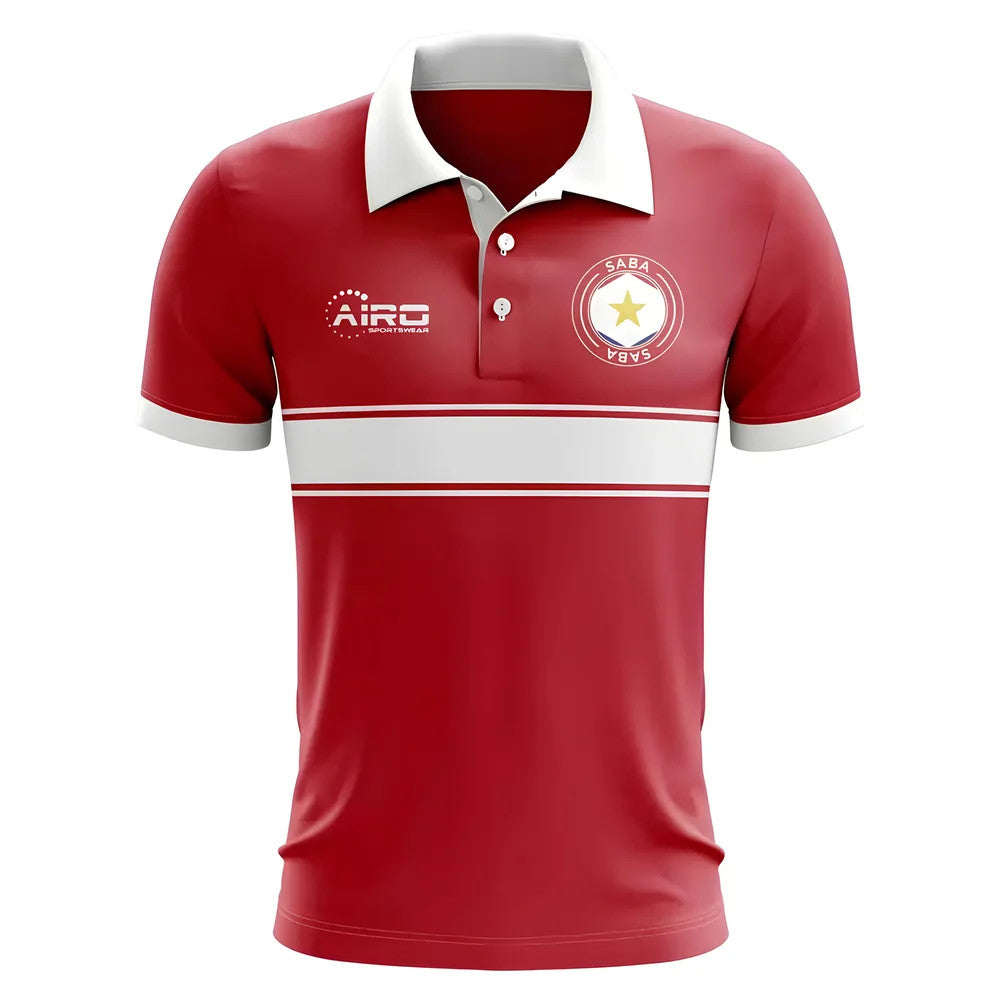 Saba Concept Stripe Polo Shirt (Red) - Kids_0