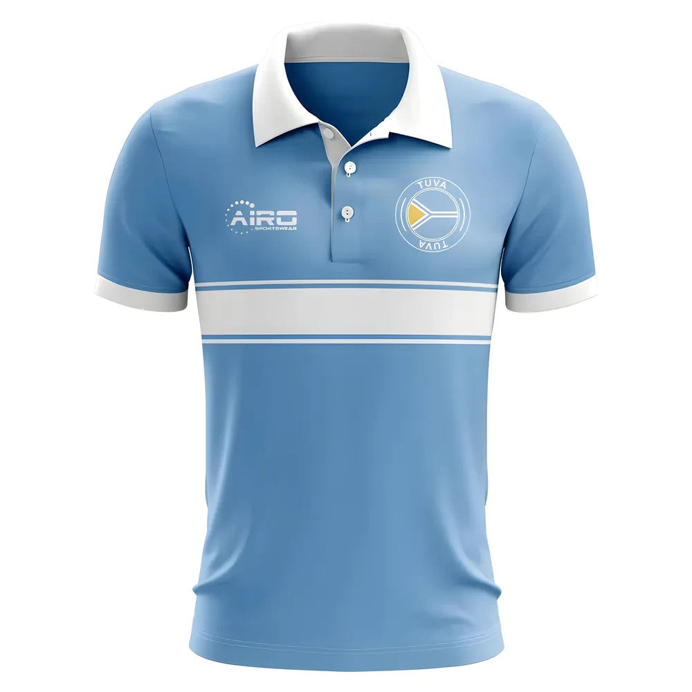 Tuva Concept Stripe Polo Shirt (Sky) - Kids_0