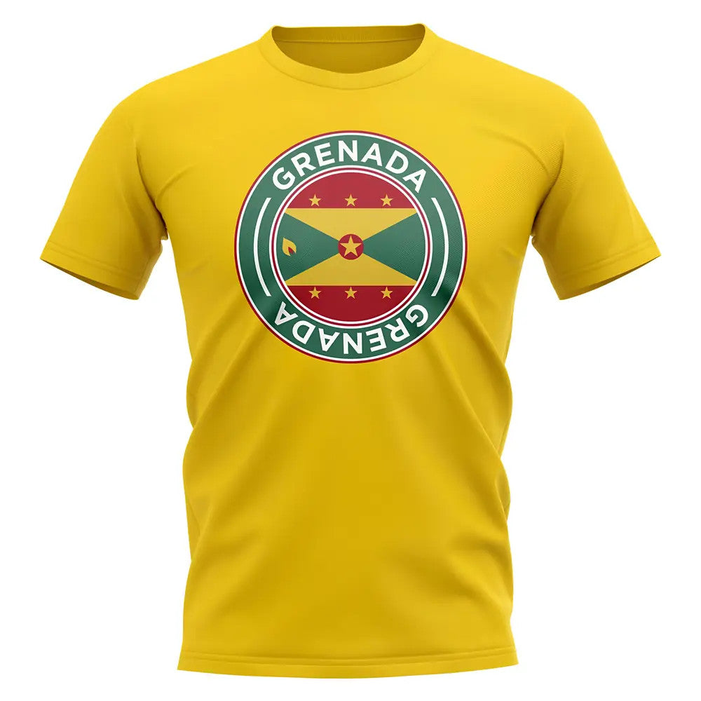 Grenada Football Badge T-Shirt (Yellow)_0