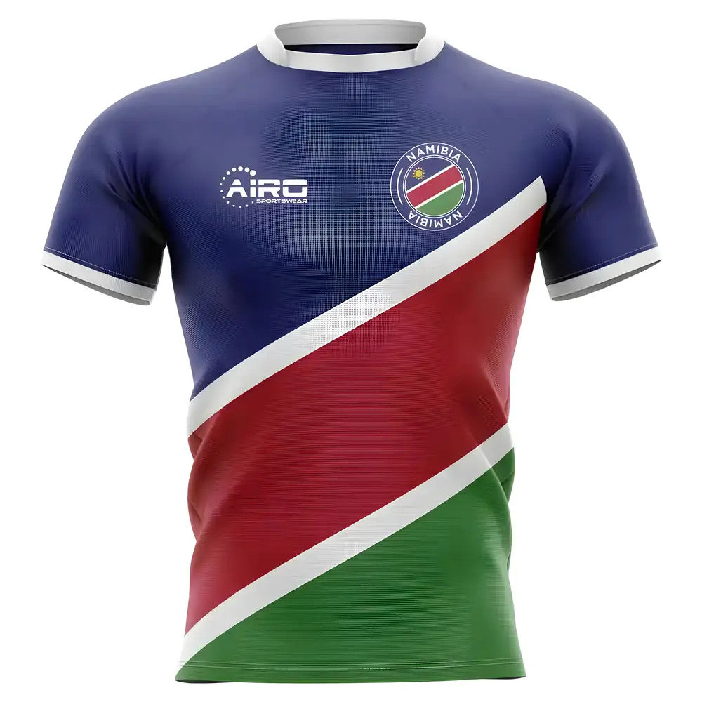 2025-2026 Namibia Flag Concept Rugby Shirt - Kids_0