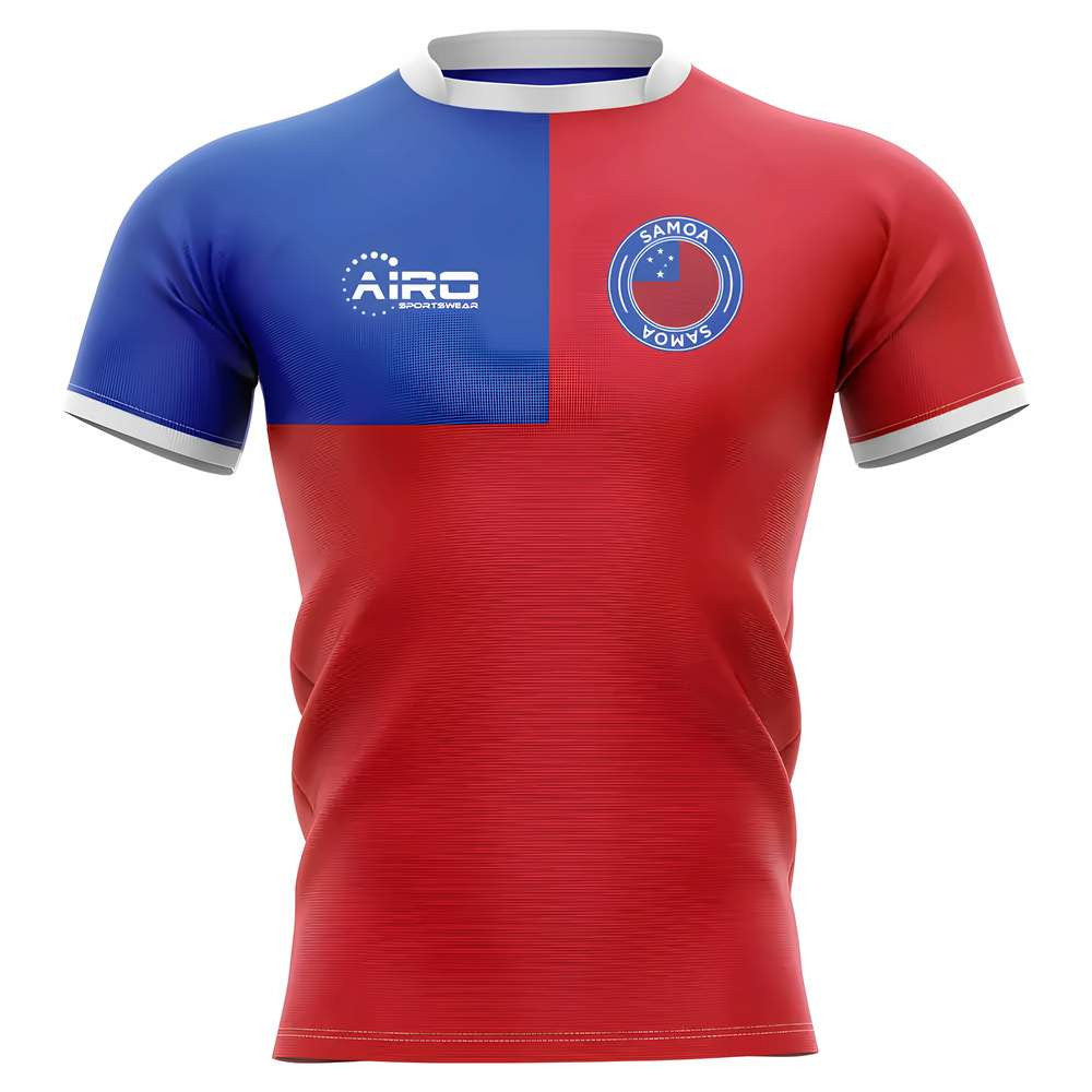 2025-2026 Samoa Flag Concept Rugby Shirt - Little Boys_0