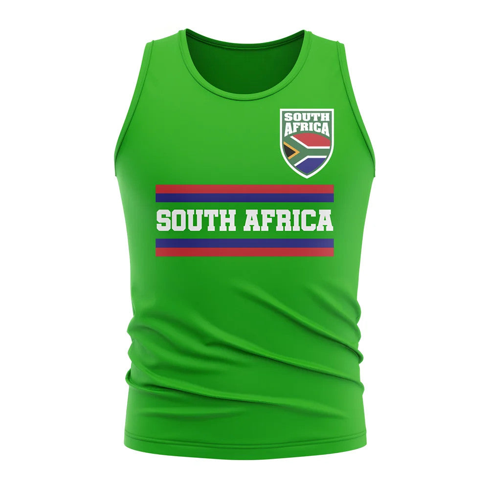 South Africa Core Football Country Sleeveless Tee (Green)_0