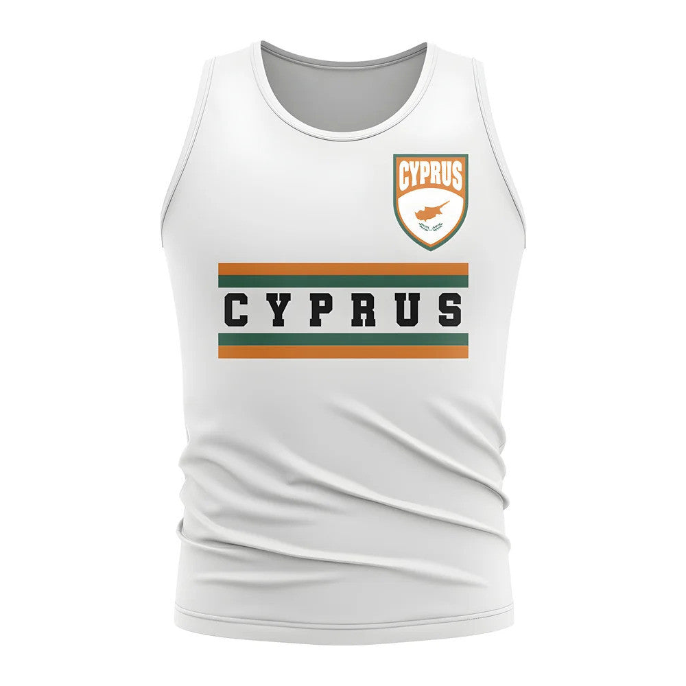 Cyprus Core Football Country Sleeveless Tee (White)_0