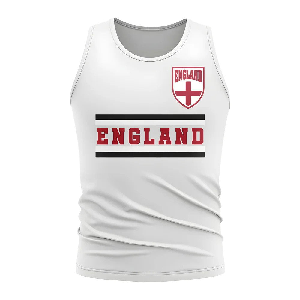 England Core Football Country Sleeveless Tee (White)_0