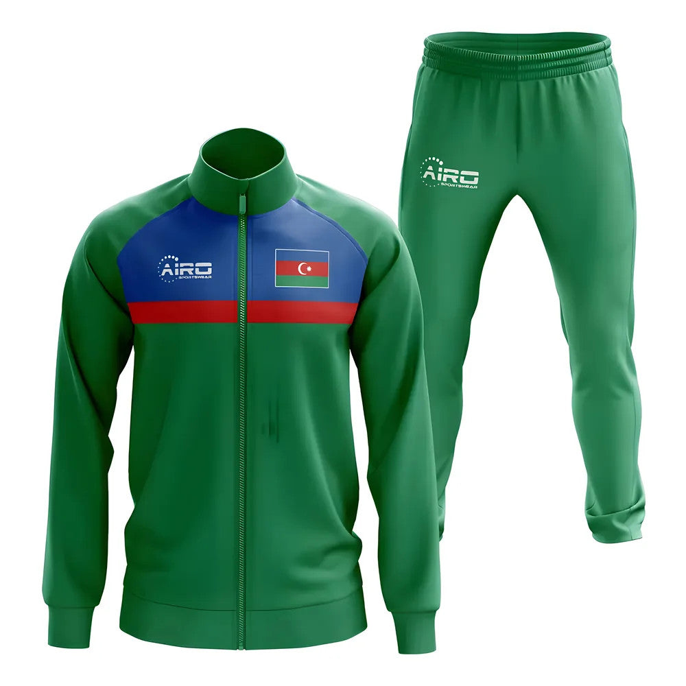 Azerbaijan Concept Football Tracksuit (Green)_0