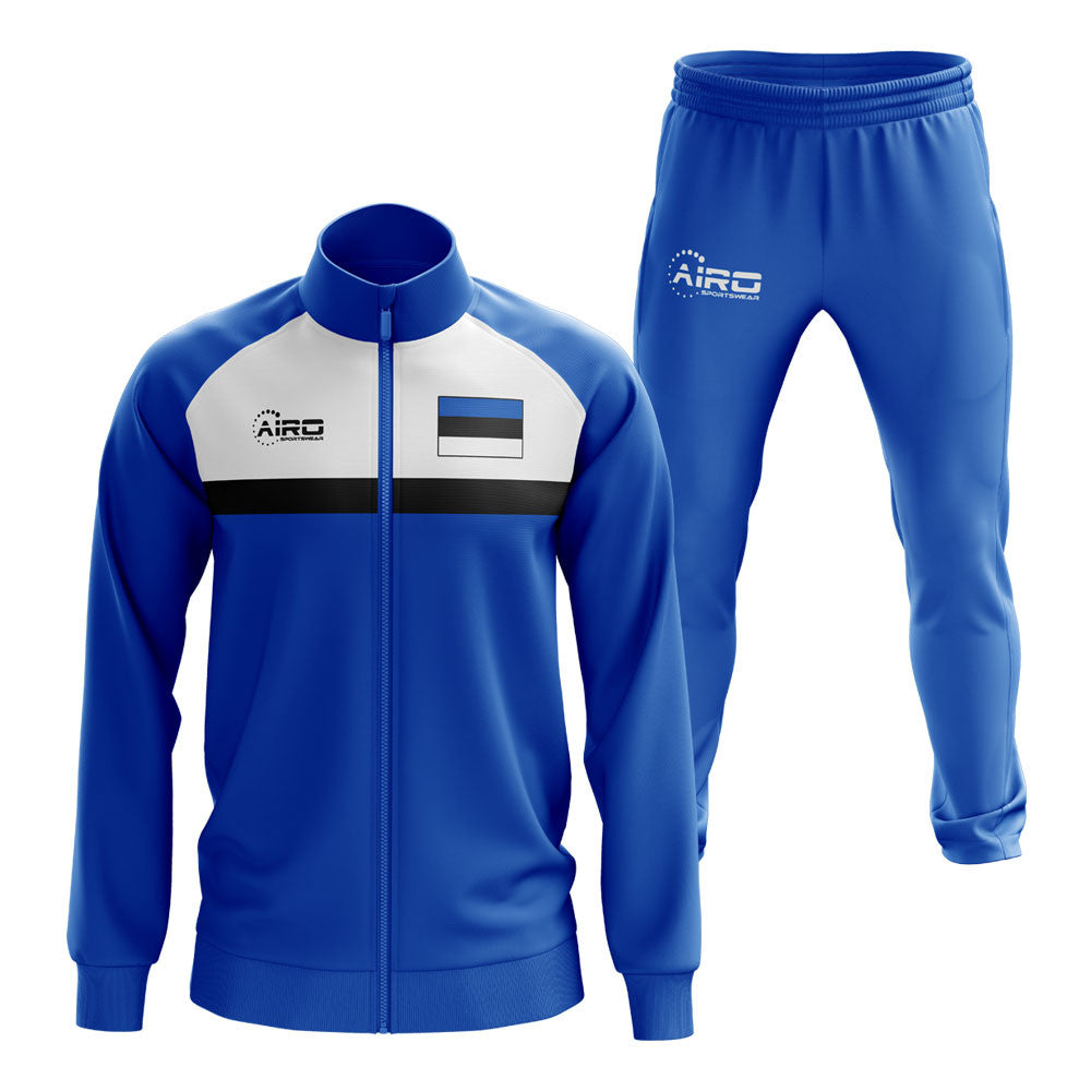 Estonia Concept Football Tracksuit (Royal)_0