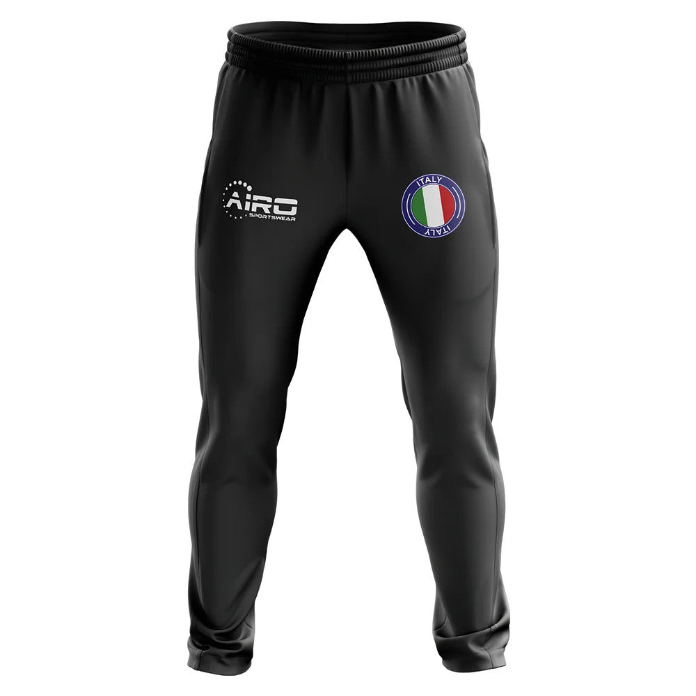 Italy Concept Football Training Pants (Black)_1