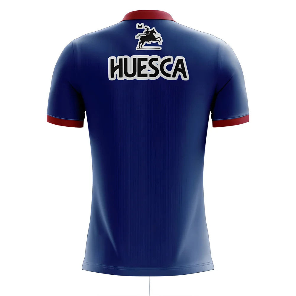2025-2026 SD Huesca Home Concept Football Shirt - Kids (Long Sleeve)_1