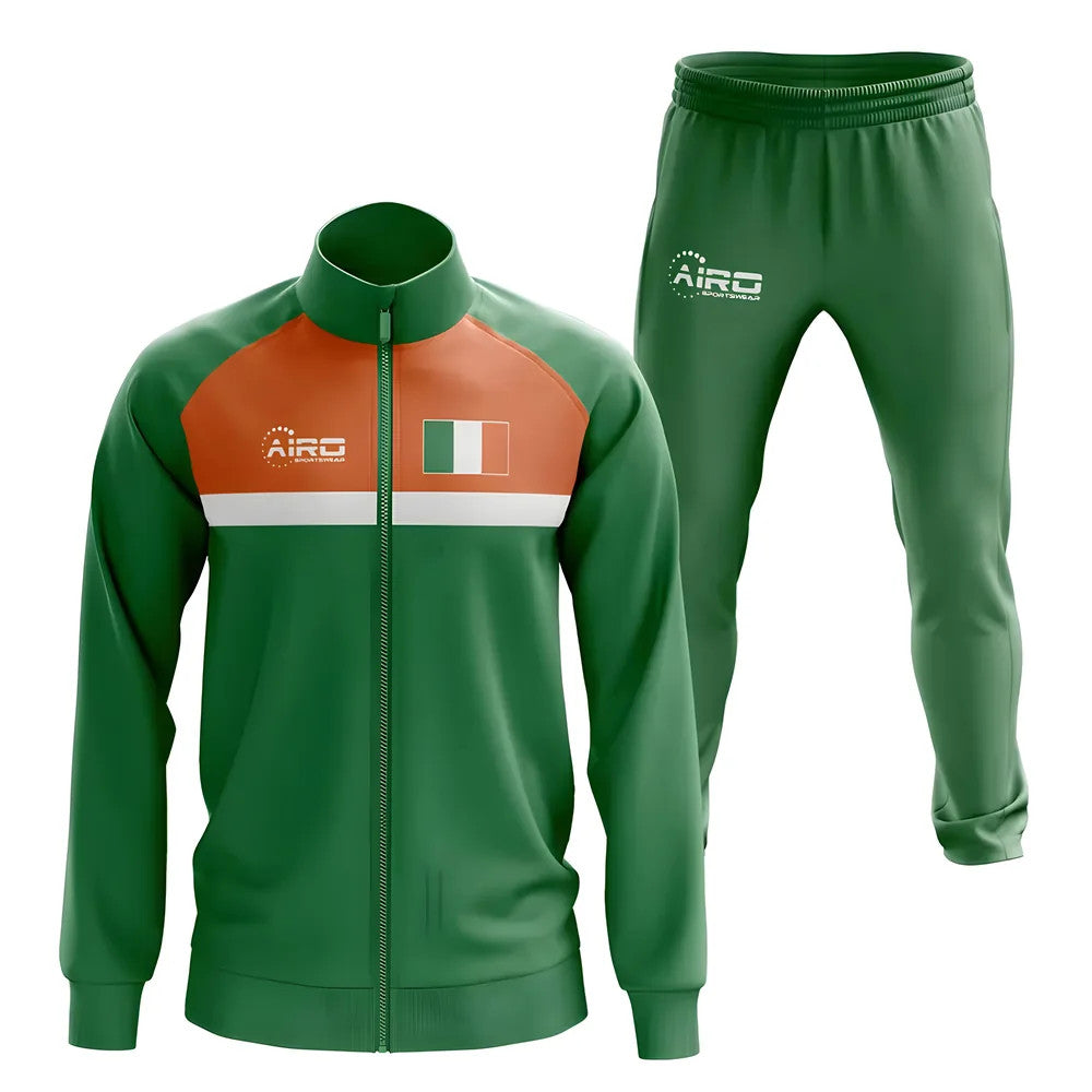 Ireland Concept Football Tracksuit (Green)_1
