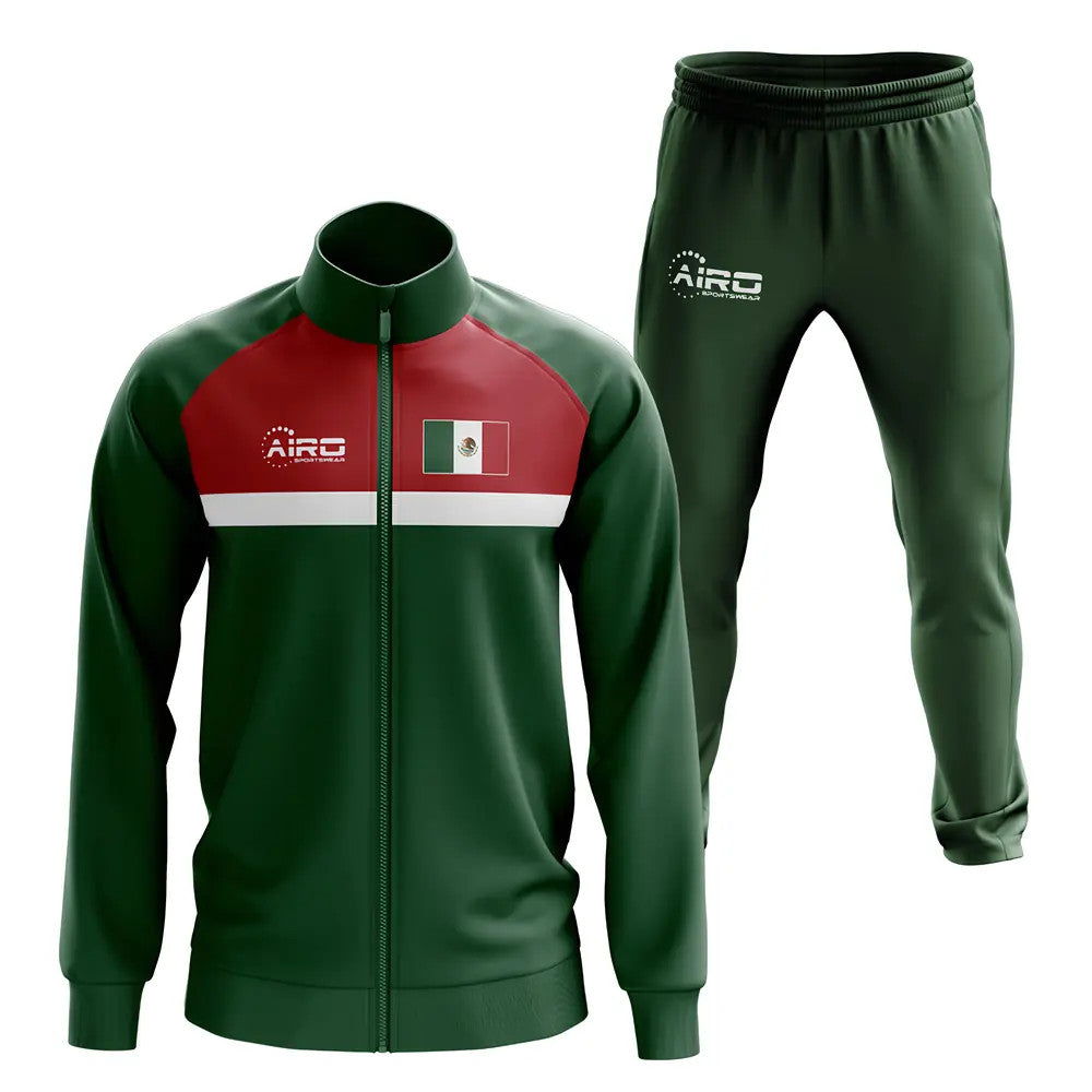 Mexico Concept Football Tracksuit (Green)_1