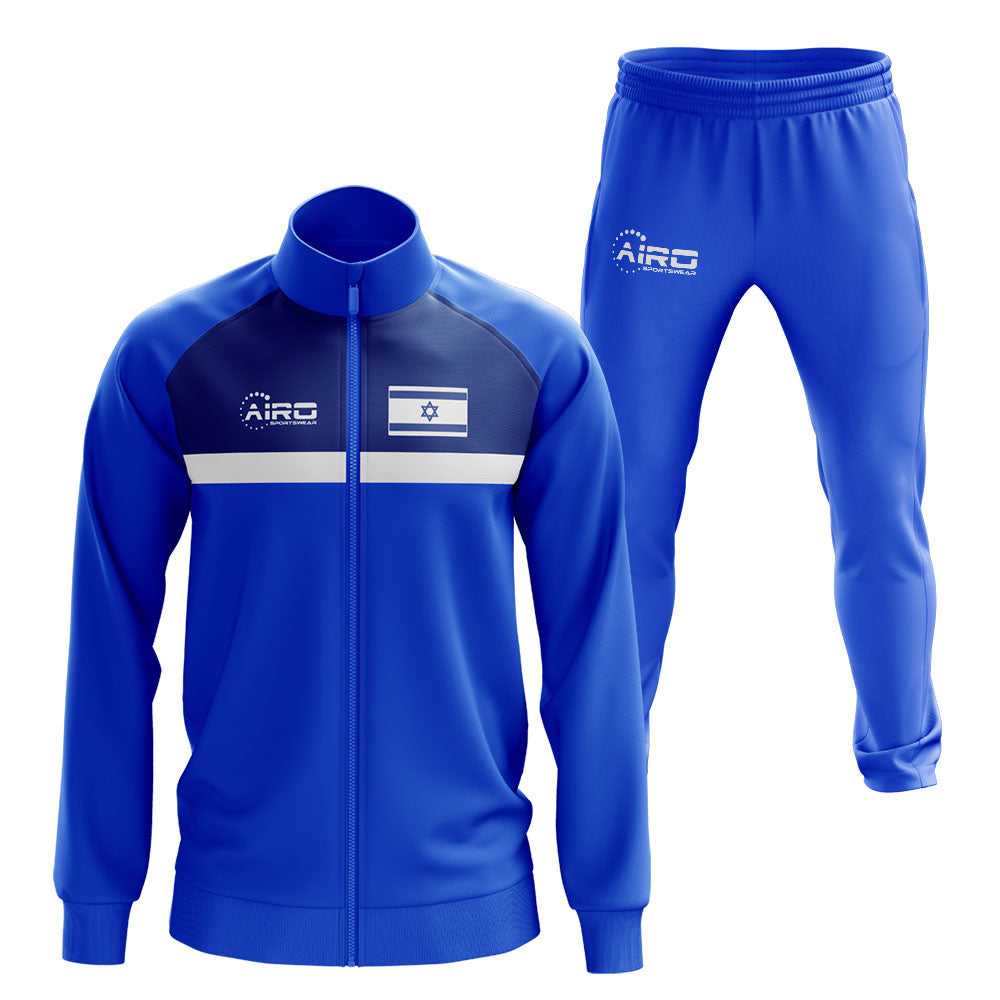 Israel Concept Football Tracksuit (Blue)_1