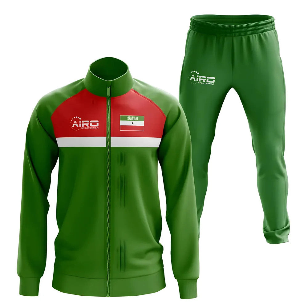 Somaliland Concept Football Tracksuit (Green)_0