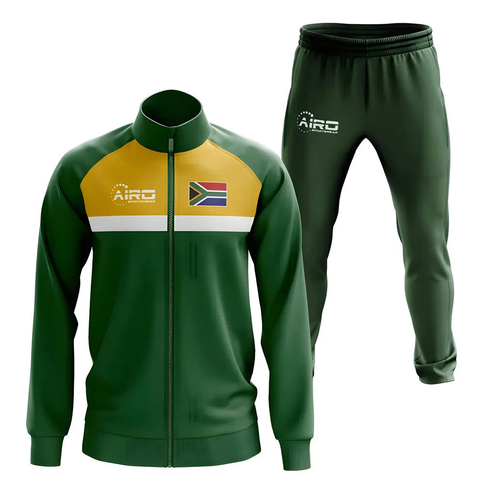 South Africa Concept Football Tracksuit (Green)_1